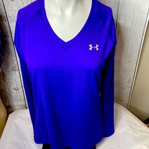 UnderArmour semi fitted heat gear purple…